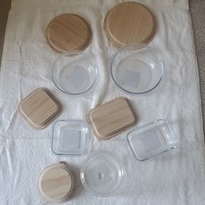 10pc. The Spring Shop Glass Containers